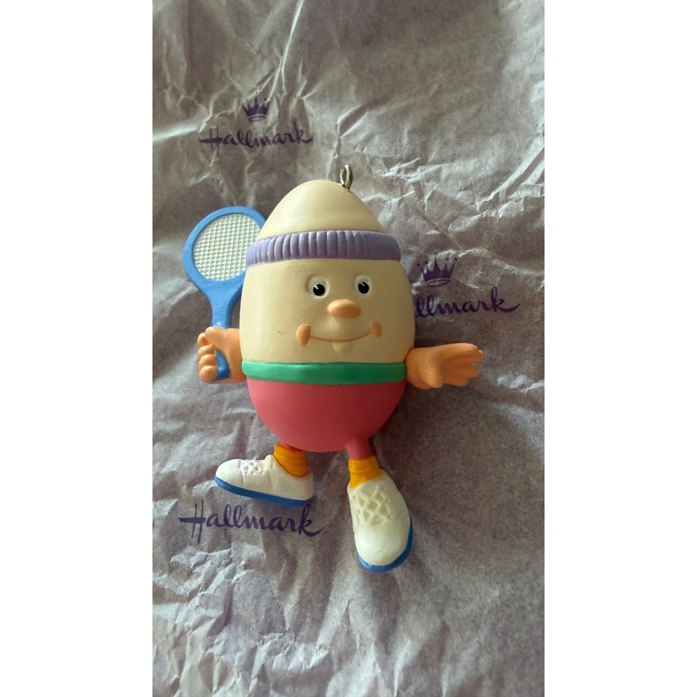 Hallmark Keepsake Ornament 1993 Tennis Ace Eggs In Sports Series 2nd In Series